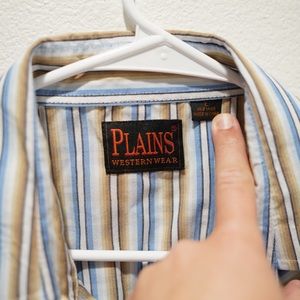 Plains Western Wear Pearl Snap Shirt